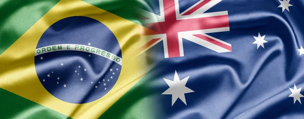 Brazílie a Austrálie — Stock fotografie