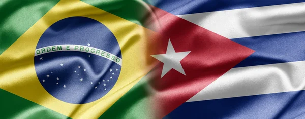 Brasil e Cuba — Fotografia de Stock