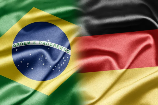 Brazylii i Niemiec — Zdjęcie stockowe