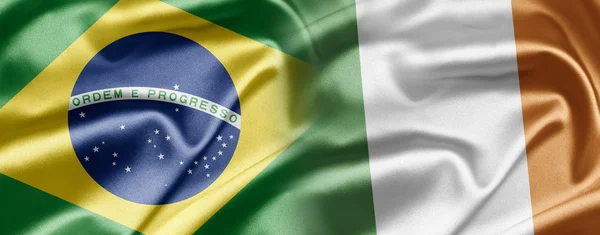 Brasil e Irlanda — Fotografia de Stock