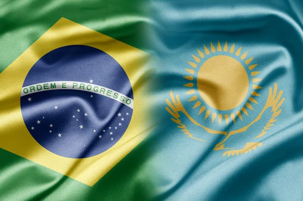 Brazil and Kazakhstan — Stock Photo, Image