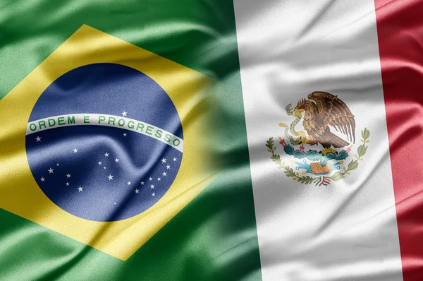 Βραζιλία και Μεξικό — Φωτογραφία Αρχείου
