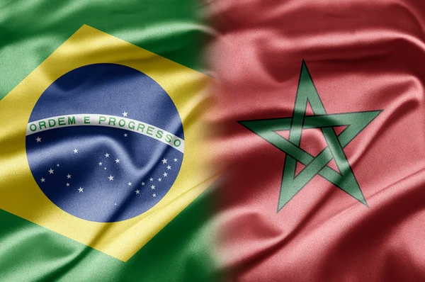 stock image Brazil and Morocco