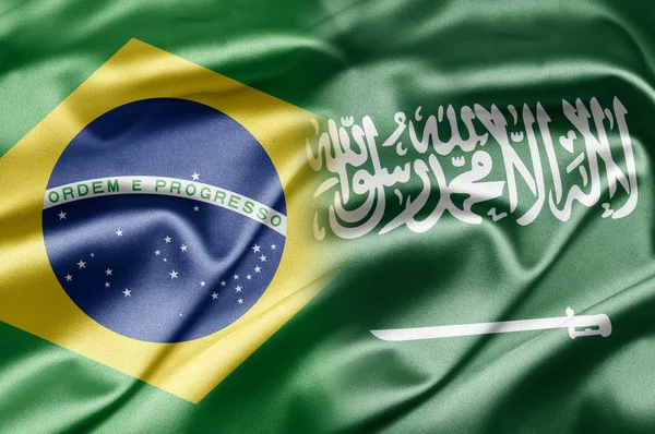 Βραζιλία και η Σαουδική Αραβία — Φωτογραφία Αρχείου