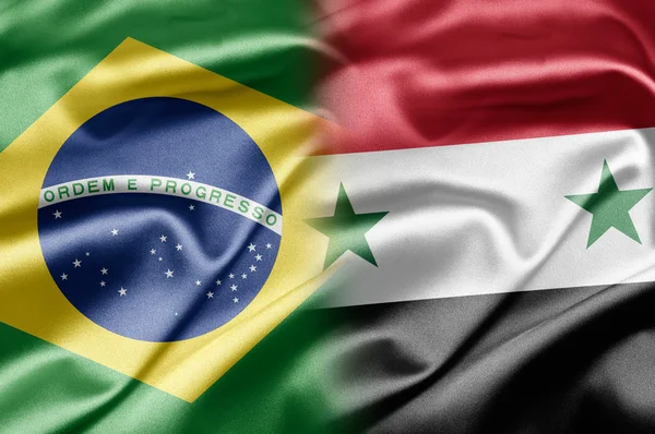 Brasil e Síria — Fotografia de Stock