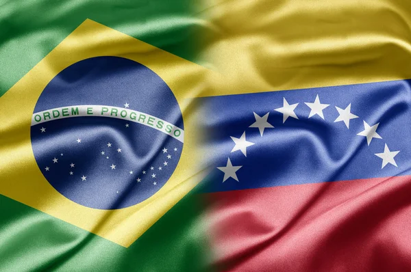 Brasil e Venezuela — Fotografia de Stock