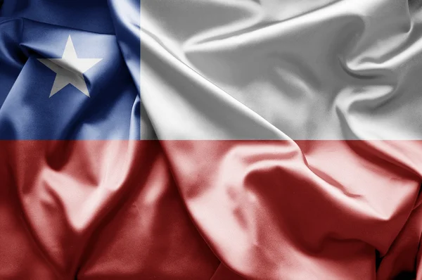 Σημαία της Χιλής — Φωτογραφία Αρχείου