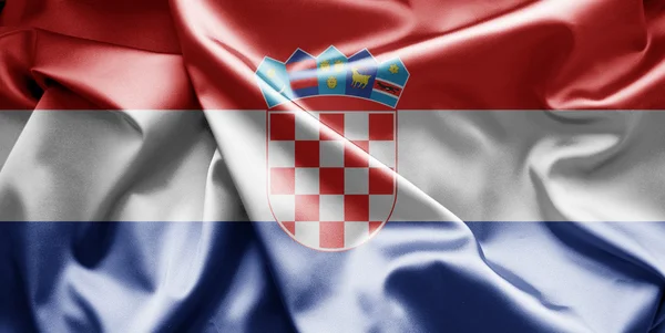 Flagge von Kroatien — Stockfoto