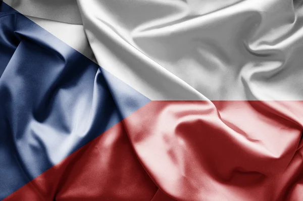 Czech Cumhuriyeti bayrağı — Stok fotoğraf