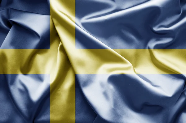 Bandiera svedese — Foto Stock