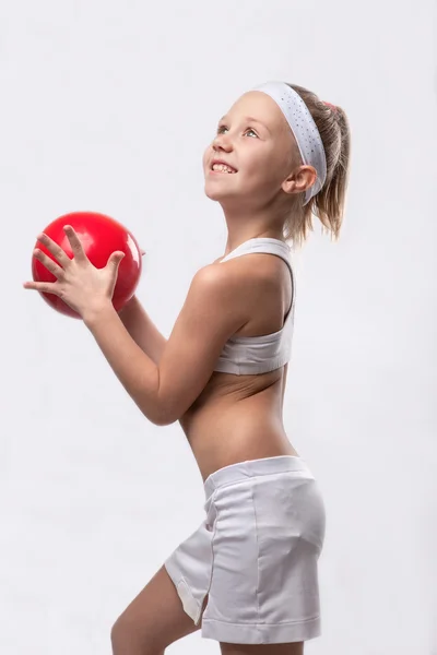儿童体育-健康和快乐 — 图库照片