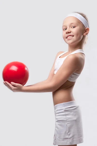 Дитячий спорт - здоров'я та радість — стокове фото