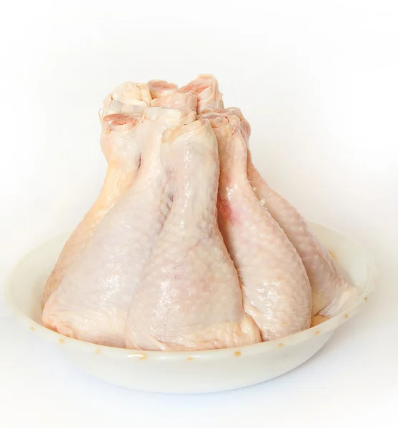 Quartos perna de frango — Fotografia de Stock