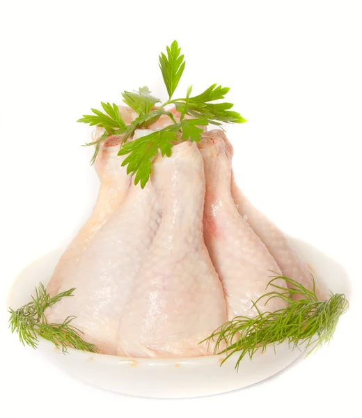 Cuartos de pierna de pollo — Foto de Stock