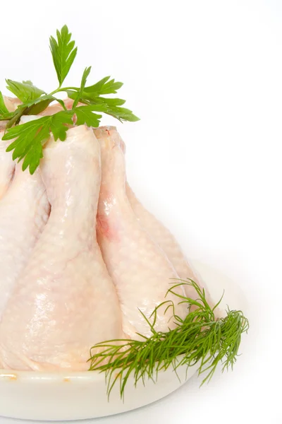 Cuartos de pierna de pollo — Foto de Stock