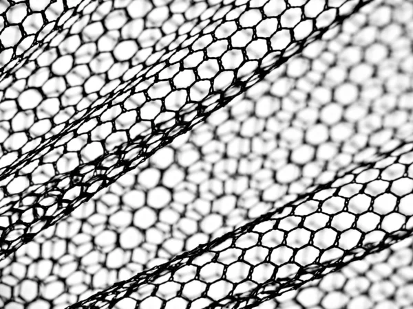 Schwarzes Netz auf weißem Grund — Stockfoto