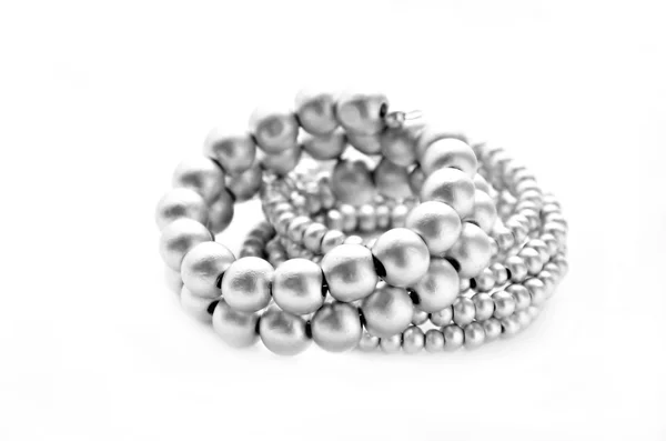Срібні браслет — стокове фото