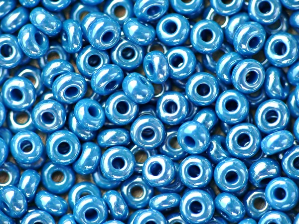 Perles bleu brillant — Photo