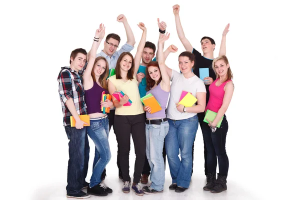Large students group — Stock Photo, Image