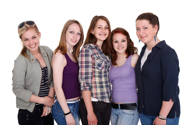 Tiener meisjes samen — Stockfoto