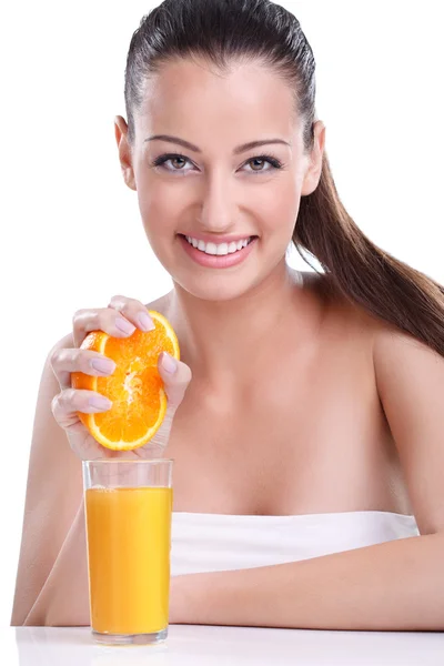 Hemmagjord apelsinjuice — Stockfoto