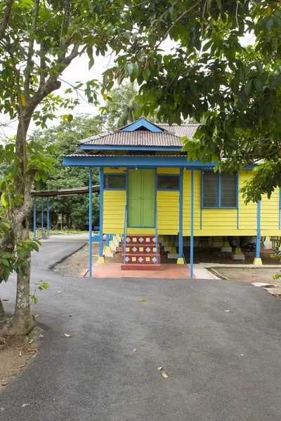 Casa tradicional malaya en Malaca Malasia — Foto de Stock