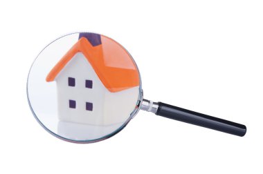 Search and inspection of the house clipart