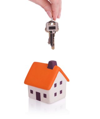 House and keys clipart