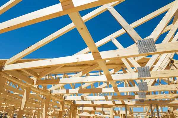 New home construction framing — Stock Photo, Image