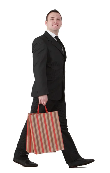Businessman shopping — Stock Photo, Image