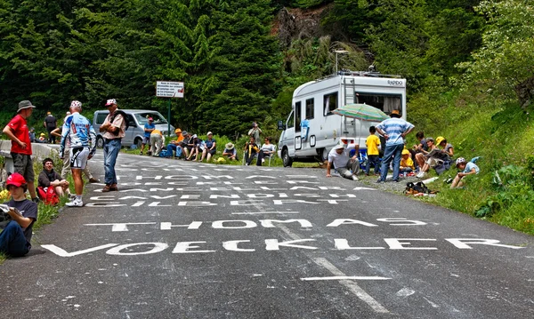 Estrada para Col d 'Aubisque — Fotografia de Stock