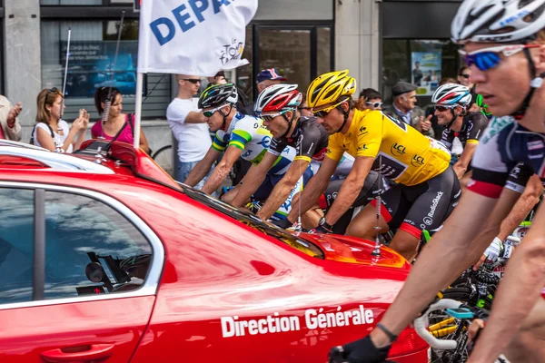 Thel Start of Stage 5 in Le Tour of France 2012 (Rouen) — Stock Photo, Image