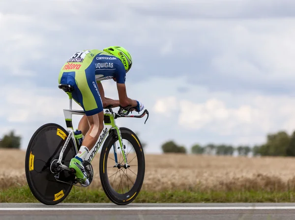 The Cyclist Nibali Vincenzo — Stock Photo, Image