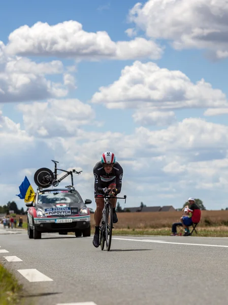 El ciclista ucraniano Popovych Yaroslav — Foto de Stock