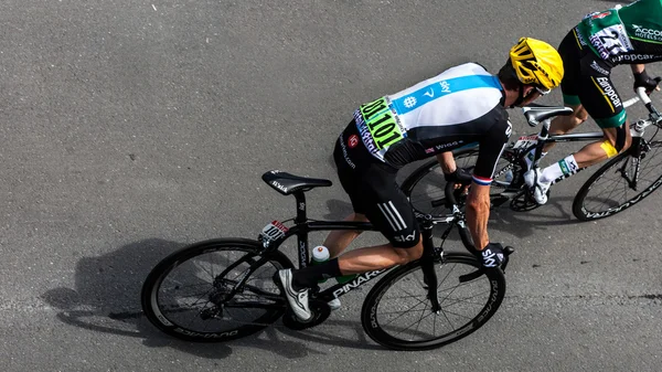 แบรดลีย์ วิกกินส์ นักปั่นจักรยานชาวอังกฤษ — ภาพถ่ายสต็อก