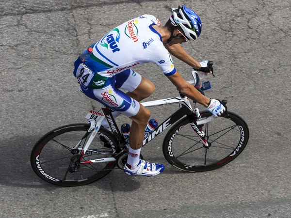 Fransk cyklist feillu brice — Stockfoto