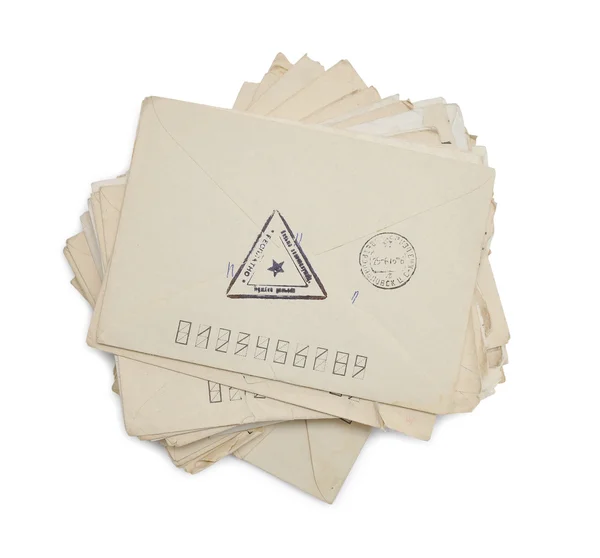 Vintage envelopes — 图库照片
