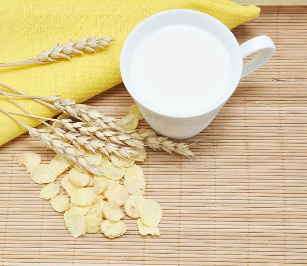 stock image Grain cereal with milk