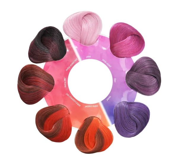 Hair Colors Set. Tints — Stock Photo, Image