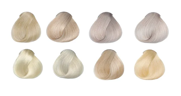 Conjunto de cores de cabelo. Tints — Fotografia de Stock