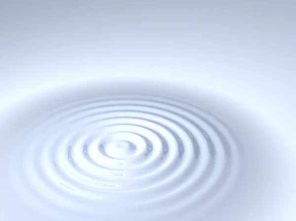Ondes circulaires dans un liquide — Photo