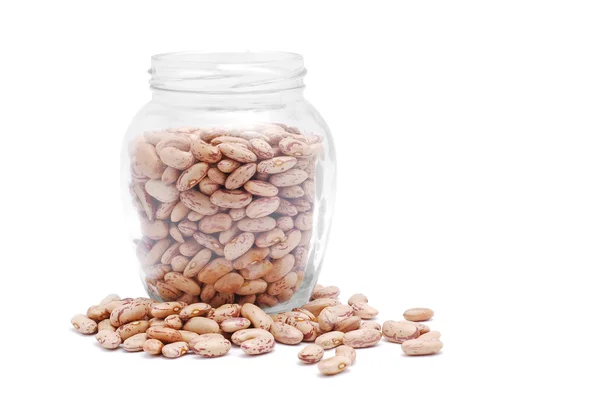 Beans in jar — Stock Photo, Image