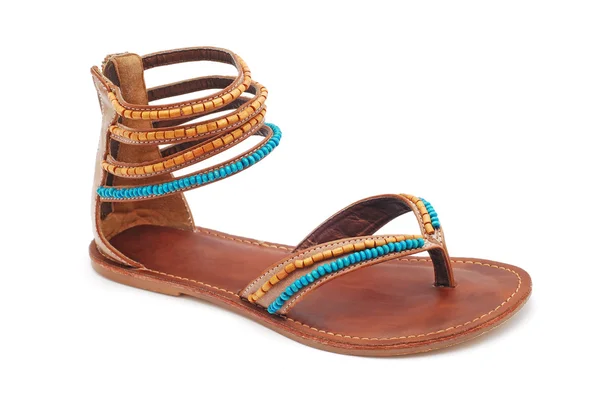 Leather sandal — Stock Photo, Image
