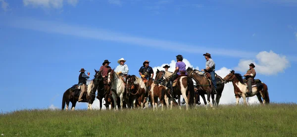 Carrera de caballos del oeste - viaje —  Fotos de Stock