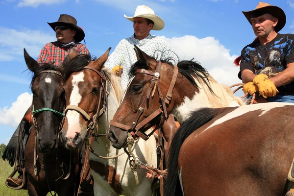 stock image Wester horse race - trip