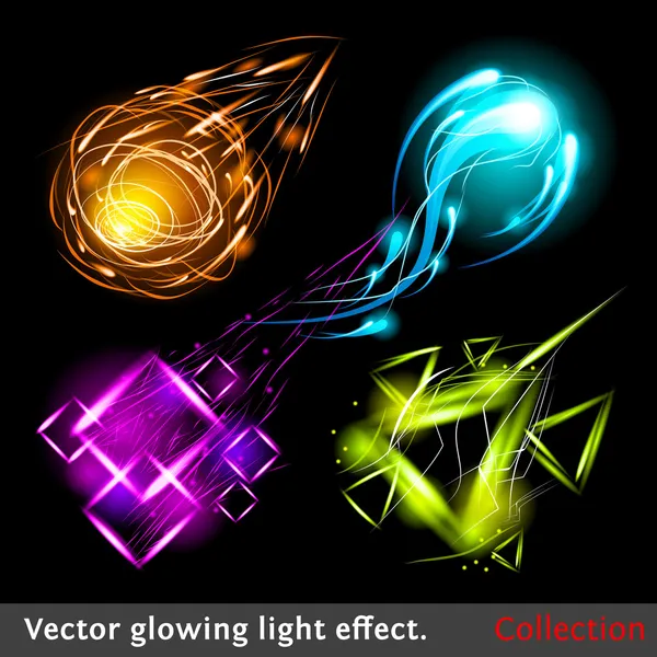 Vector símbolos de luz — Vector de stock