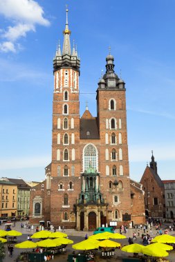 St. Mary's Church, famous landmark in Krakow clipart