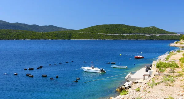 Nádherné barvy pobřeží Jadranu — Stock fotografie