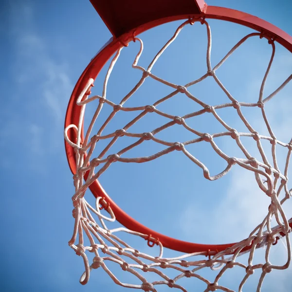 篮球比赛的篮子 — 图库照片