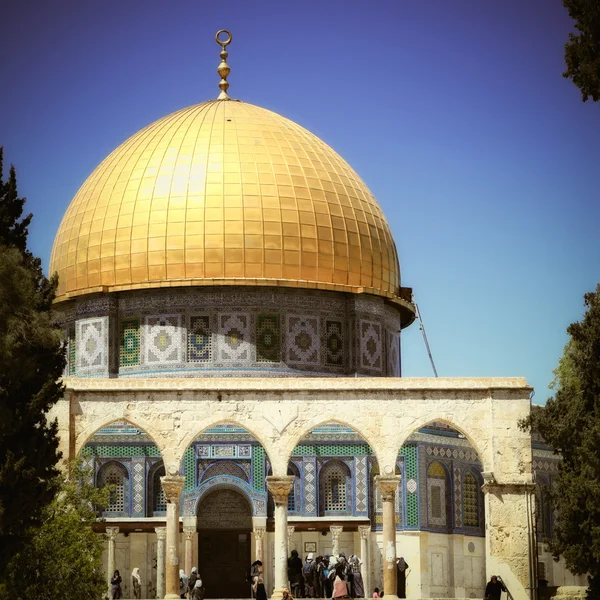 Skalní kupole v Jeruzalémě — Stock fotografie